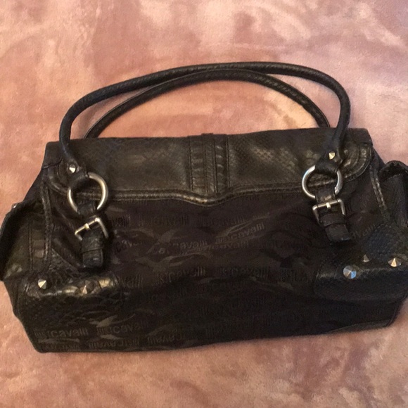 Just Cavalli leather Satchel handbag - Picture 5 of 8